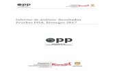 Informe de análisis: Resultados pruebas PISA 2017 OPP...El Programa para la Evaluación Internacional de Alumnos (PISA, por sus siglas en inglés), evalúa el desarrollo de las habilidades