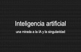 Inteligencia artificial - ACIS · Definición de Inteligencia Artificial La inteligencia artificial (IA) es la inteligencia exhibida por las máquinas. En informática, el campo de