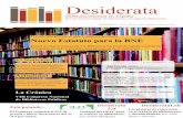 Desideratadesiderataonline.com/wp-content/uploads/2017/05/Desiderata-4.pdf · DESIDERATA - Nº 1 - Año I - enero, febrero, marzo Editorial Hola España, sería una bonita manera