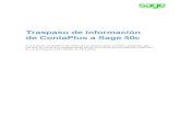 Traspaso de información de ContaPlus a Sage 50csoporte.sage.es/.../uploads/2017/04/...a-sage-50c.pdf · - Sage 50c, seleccionaremos la ruta del Terminal. Todas las credenciales de