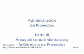 Planificación de Proyectos PERT-CPM Administracion de Proyectos GIDE-2010- … · –EVM (Método de Valor Ganado) 3 Genera el presupuesto del proyecto (línea base) el cual es revisado
