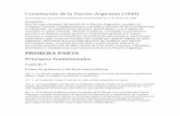 Constitución de la Nación Argentina (1949)³n-de … · Constitución de la Nación Argentina (1949) Sancionada por la Convención Nacional Constituyente el 11 de marzo de 1949