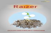 EXCELENTE BIOESTIMULANTE Y ENRAIZADOR · Ficha Técnica NUTRITEC RAIZER NUTRITEC Raizer es un bioestimulante radicular completamente nuevo que ayuda al fortalecimiento y crecimiento