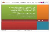 Universidad Intercultural de Chiapas - …€¦ · Web viewEl Lineamiento para la integración del Programa Operativo Anual 2018 es el documento de planeación de la Universidad: