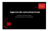 Agencia(de(Comunicaciones(PANDI Proyectos... · 2013-01-28 · Agencia(de(Comunicaciones(PANDI Periodismo Aliado de la Niñez, el Desarrollo social y la Investigación Agencia de