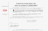 M RECINTO RIO - UPR-RPsenado.uprrp.edu/wp-content/uploads/2019/05/CSA-83-2006-2007.pdf · los estudios con otras facultades. De acuerdo a la certificación # 46 (2005-6) del Senado