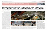 L’estrena Blanco ofereix «plenes garanties» en l’inici de ... Recull de premsa del... · T-1 de l’aeroport del Prat i va do-nar una notícia ja esperada: l’en-trada en servei