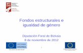 Fondos estructurales e igualdad de género€¦ · Indicadores para cada tema prioritario definidos en el PO FEDER 2007-2013. PO FEDER 2007-2013 PV Eje 1, economía del conocimiento