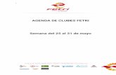 AGENDA DE CLUBES FETRI Semana del 25 al 31 de mayo · 2020-05-21 · RRSS: Emitido desde Instagram de @jordigimenezentrenador y dirigido por nuestro Técnico Entrenador Jordi Giménez