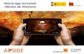 Nueva app accesible «Museo de Altamira» · MUSEO GOBIERNO DE ESPAÑA MINISTERIO DE CULTURA Y DEPORTE MUSEO DE ALTAMIRA SELECCIONE UN IDIOMA ouiA Español English < BUSCAR POR NÚMERO