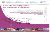 Foro de Investigación en Salud de Argentina Resumen ... · Enfermedades genéticas monogénicas y malformaciones congénitas A partir de la aplicación de la MEC, un equipo interdisciplinario