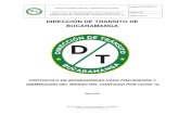DIRECCIÓN DE TRANSITO DE BUCARAMANGA · actividades de la Dirección de Transito de Bucaramanga, en su jurisdicción municipal, durante el afrontamiento de la pandemia por COVID-19.