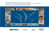 Consulta de expertos sobre indicadores de nutrición para la … · 2011-08-05 · Consulta de expertos sobre indicadores de nutrición para la biodiversidad 2. Consumo de alimentos
