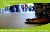BOLETÍN INFORMATIVO DEPARTAMENTO DE EXTRANJERÍA Y … · Boletín Informativo Departamento de Extranjería y Migración La distribución por sexo de la población dominicana es