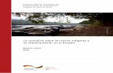 La normativa sobre territorios indígenas y su ...infoindigena.servindi.org/images/Publicaciones_generales/Autogesti… · rios indígenas y de su implementación”, realizado en