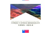 Yearbook: Copper and other Mineral Statistics 1995-2014 · TABLA 1.2 Producción de la Minería de Chile, Metálica, No Metálica y Combustibles 2005-2014 15 TABLE 1.2 Mining Production: