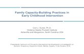 Family Capacity-Building Practices in Early Childhood ...puckett.org/presentations/Family-capacity-building-practices-early-childhood-interv...professional development, (2) extent