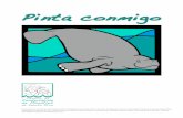 Pinta conmigo - manatipr.orgmanatipr.org/wp-content/uploads/2014/08/CCMPR-Pintaconmigo.pdf · Adaptado de dibujos de John Green de sus Dolphins Stained Glass Coloring Book, Whales