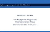 PRESENTACIÓN P2 Fidel... · Del Equipo de Seguridad Operacional en Pista (Runway Safety Team,RST) Equipo de seguridad operacional de pista (RST) de Quito COORDINADORES Sr. Eco. Edison