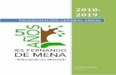 PROGRAMACIÓN GENERAL ANUAL - Castilla-La Manchaies-fernando-de-mena.centros.castillalamancha.es/... · Tener en cuenta, a la hora de los concursos de traslados del personal docente,