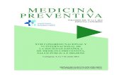 PORTADA MP JM · de Medicina Preventiva, Salud Pública e Higiene MEDICINA PREVENTIVA • VOL. XIX Nº 1 y 2 2013 • ESPECIAL CONGRESO Incluida en las bases de datos I.M.E. (Índice