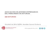 ASOCIACIÓN DE JÓVENES EMPRESARIOS DEL ... - Aje Asturias · ECO-LÓGICA START UP 2015: ALOHA 24. Premios AJE Asturias Accésit Internacionalización 2015: EXIOM Mejor Trayectoria