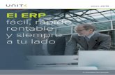 ekon 2015 El ERP f cil, r pido, rentable y siempre€¦ · ekon es un producto diseñado bajo un principio: ayudar a las empresas a conseguir sus objetivos. Y parte de que, hoy en