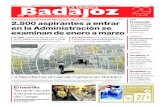 BADAJOZ 3 Página 4 · Fin de semana 09.00 13.15 15.30 20.00 Badajoz- Cáceres 07.30 08.00 09.30 16.00 16.30 ... fuese un cartel, una oferta co-El Avisador de Badajoz en positivo
