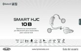 Sistema de comunicación por Bluetooth para motocicleta ...oem.sena.com/hjc/documents/UserGuide_SMART_HJC_10B... · cascos modulares/abiertos Micrófono con cable para cascos integrales