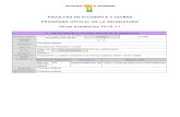 FACULTAD DE FILOSOFÍA Y LETRAS PROGRAMA OFICIAL DE …...FACULTAD DE FILOSOFÍA Y LETRAS PROGRAMA OFICIAL DE LA ASIGNATURA Curso académico 2010-11 1) Identificación y características