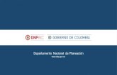 Departamento Nacional de Planeación - EUROCLIMApluseuroclimaplus.org/images/Noticias/FIIAPP/Sesion7-COLOMBIA.pdf · Departamento Nacional de Planeación . Abril, 2018 dnp.gov.co