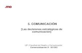 5. COMUNICACIÓN - Palermo · El proceso de la comunicación publicitaria La publicidad es un proceso que permite a la empresa enviar un mensaje hacia los compradores potenciales