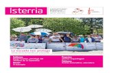 Isterria - WordPress.com€¦ · Dossier Arteterapia Proyectos ¡Somos arqueólogos! Hablamos Kristel Armendáriz, educadora Isterria 48:Isterria 06/06/16 13:03 Página 1. Sumario