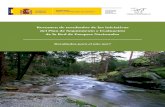 Resumen de resultados para 2017 - miteco.gob.es€¦ · Resumen de resultados de iniciativas del Plan de Seguimiento y Evaluación de la Red de Parques Nacionales. 2017 constituyen