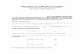 Matemática de la Mecánica Cuánticacasanchi.com/mat/interpretacionmcfm01.pdf · 6 ∫ Ψ (x,t) 2 d x =1 b a Si Ψ (x,t) cumple con la condición anterior se dice que se trata de