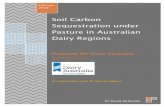 Soil Carbon Sequestration under Pasture in Australian ...dairyingfortomorrow.com.au/wp-content/uploads/... · This review of literature about carbon sequestration was commissioned