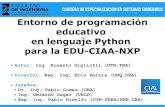 Entorno de programación educativo en lenguaje …laboratorios.fi.uba.ar/lse/tesis/LSE-FIUBA-Trabajo-Final...Entorno de desarrollo: Multiplataforma. Instalación simple. No cambiar