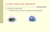 ¿Cómo funciona Internet? · nombre de host y un nombre de dominio Resolución de nombres Resolución de nombres por difusión (NetBios) Servicio de nombres Internet de Windows (WINS,