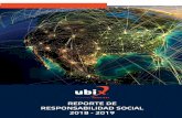 REPORTE DE RESPONSABILIDAD SOCIAL 2018 - 2019 · Gestión de la Responsabilidad Social Cultura ESR Nuestros Colaboradores Nuestros Clientes Nuestros Grupos de Interés Calidad de