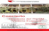 cartel concierto orquesta 18 de enero · 2013-01-21 · “Primavera 9 y 10 Concurso de Música de Cámara 17 Concierto de Banda 24 Clausura del curso académico, Concierto de la