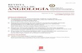Revista Mexicana de Angiología - Volumen 47, No. 4 ...estatinas, inhibidores de la enzima convertidora de an - giotensina y modificación de factores de riesgo, como dejar de fumar7-9.