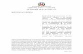 República Dominicana TRIBUNAL CONSTITUCIONAL EN NOMBRE …iasespaniola.weebly.com/uploads/2/5/6/9/25697393/... · 2018-09-10 · República Dominicana TRIBUNAL CONSTITUCIONAL Sentencia
