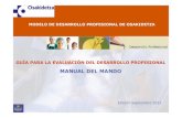 GUÍA PARA LA EVALUACIÓN DEL DESARROLLO PROFESIONAL · Guía para la evaluación del Desarrollo Profesional. Manual del Mando. Osakidetza(2012) 7 Sistemas de Evaluación del Desempeño