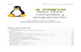 Taller Shell, comandos y programación · 4party Taller Shell, comandos y programación Descripción: la informacion sobre las conexiones de red activas. Ejemplos: netstat, netstat