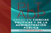 GRADO EN CIENCIAS POLÍTICAS Y DE LA ADMINISTRACIÓN … 2019... · El grado en Ciencias Políticas y del Administración Pública proporciona una formación pluridisciplinar, que