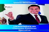 Ciencias Políticas - UniverMileniumunivermilenium.edu.mx/.../CIENCIAS_POLITICAS_EJECUTIVO.pdf · 2019-07-26 · Ciencias Políticas Licenciatura en Ejecutiva. Plan de estudios Modalidad