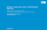 Plan Anual de Calidad 2019 - Argentina€¦ · 4 PLAN ANUAL DE CALIDAD 1. RELANZAMIENTO DEL SISTEMA NACIONAL DE CALIDAD El Relanzamiento del Sistema Nacional de Calidad (SNC) responde