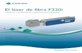 El láser de fibra F220i - Interempresas · En materia de nitidez y precisión de codificación, el láser de fibra de Domino es insuperable. El marcaje del rayo láser de fibra es