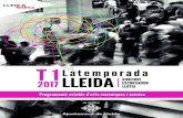 DL L 112-2017 - Teatre de la Llotja de Lleida...destacat en aquest programa. S’estrenarà el diumenge 7 de maig al Teatre de la Llotja com una de les principals fites de l’Any