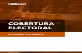 ELECTORAL COBERTURA - wTVision · tecnologías, ayudándole a conseguir los mejores resultados en la noche electoral. Elections CG es una solución desarrollada para producir gráﬁcos
